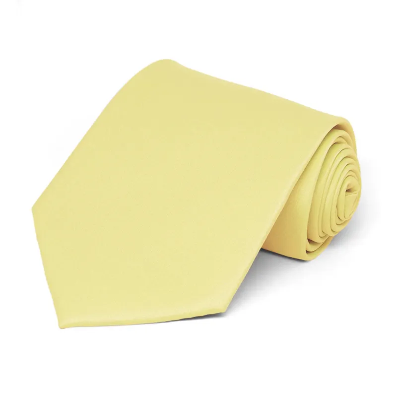 Butter Yellow Staff Tie sold by TieMart