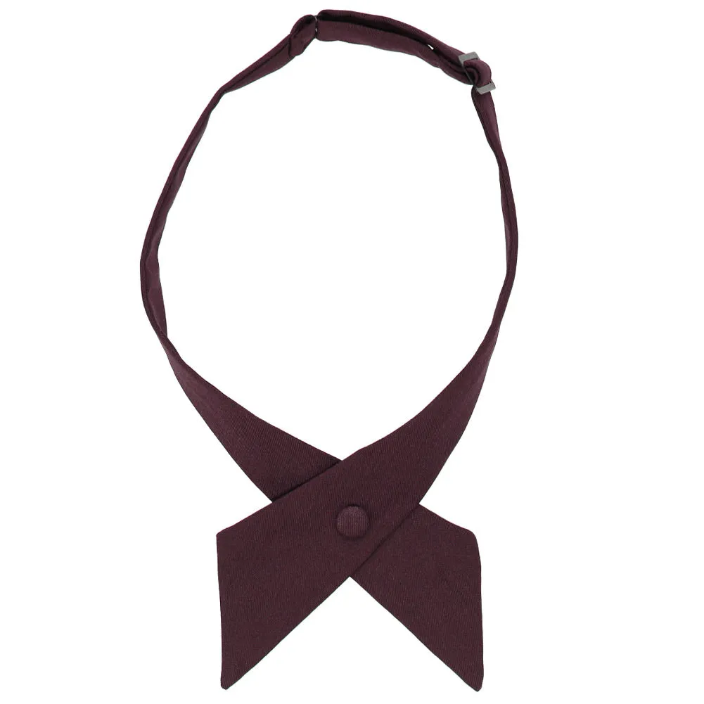 Maroon Crossover Uniform Tie sold by TieMart product image thumbnail 2