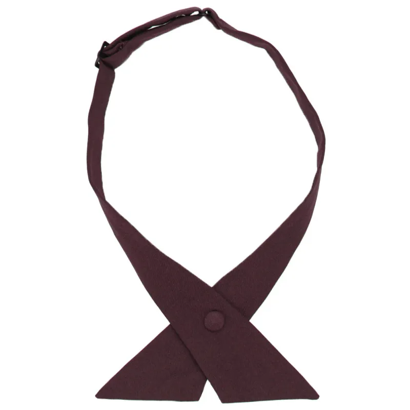 Maroon Crossover Uniform Tie sold by TieMart