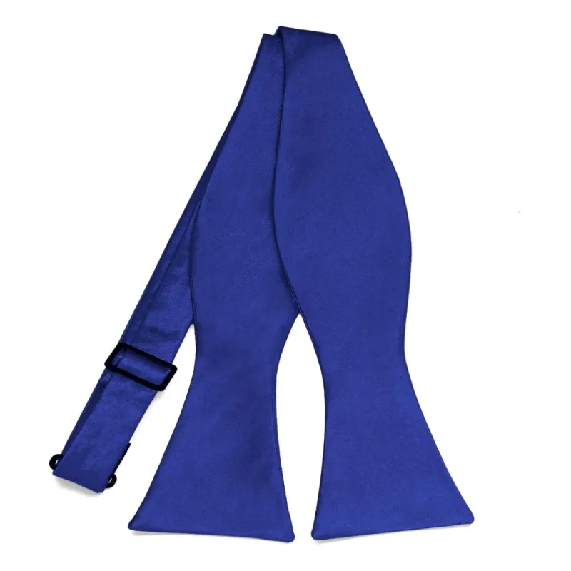 Sapphire Blue Self-Tie Bow Tie sold by TieMart