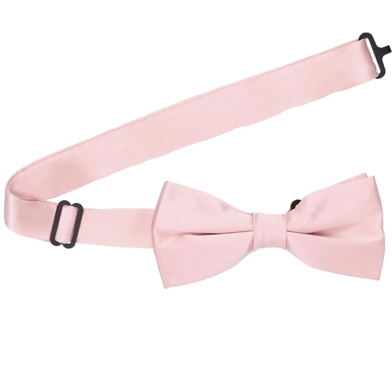 Pastel Pink Silk Bow Tie sold by TieMart product image thumbnail 3