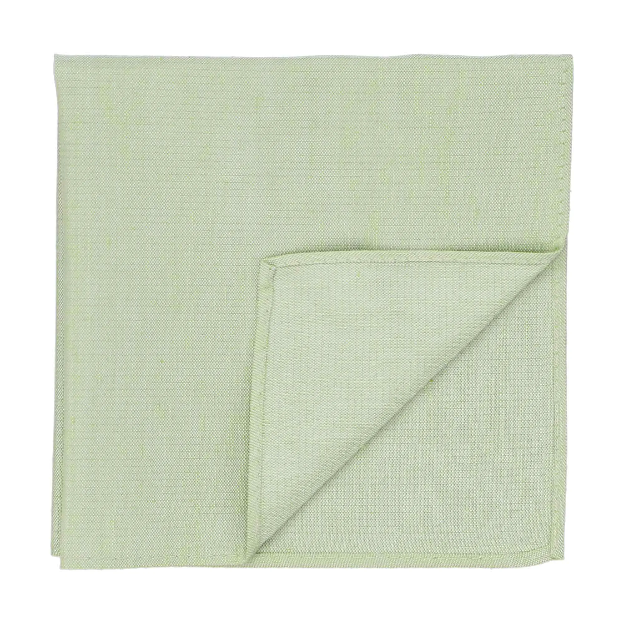 Light Sage Regency Linen/Silk Pocket Square sold by TieMart product image thumbnail 2