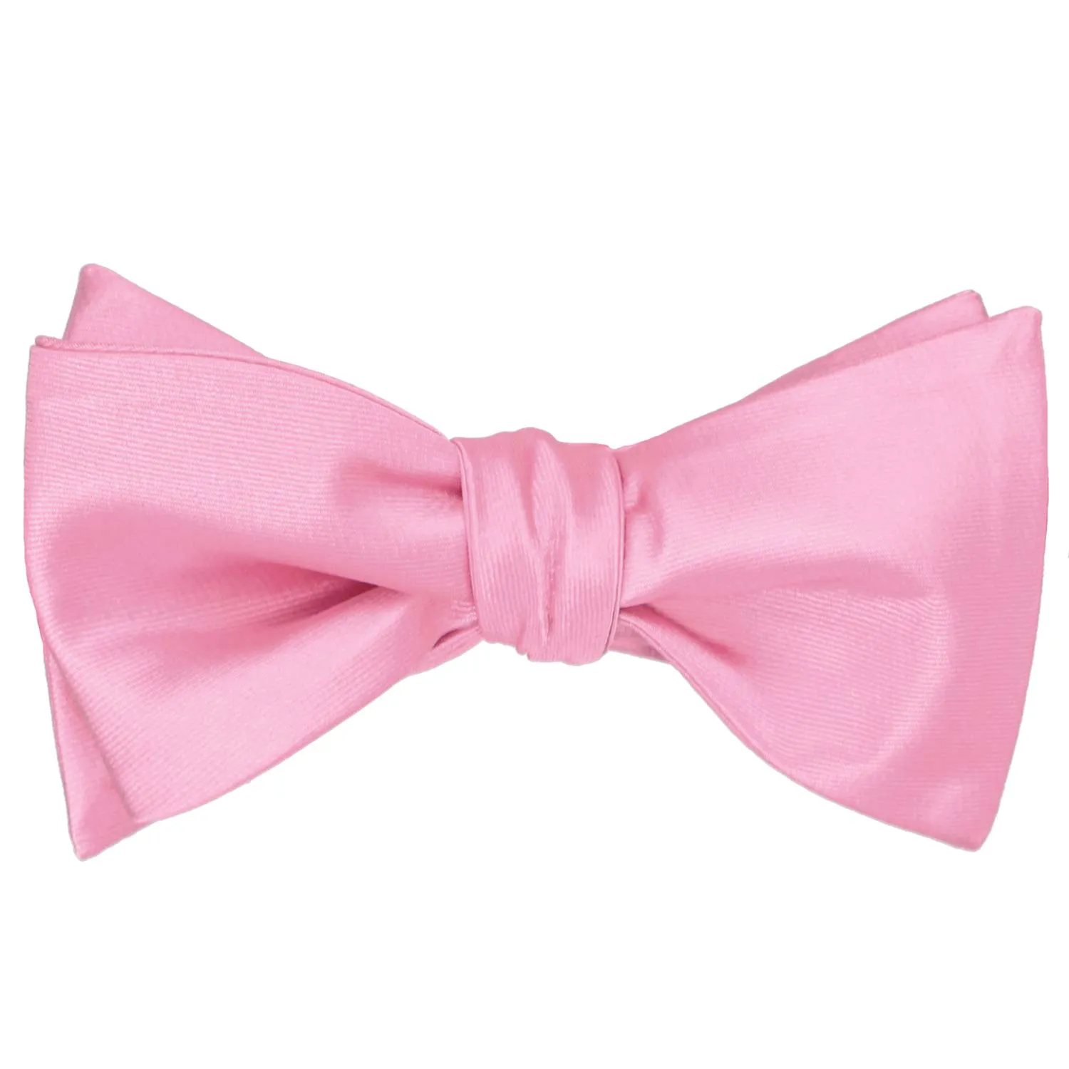 Pink Self-Tie Bow Tie sold by TieMart product image thumbnail 2