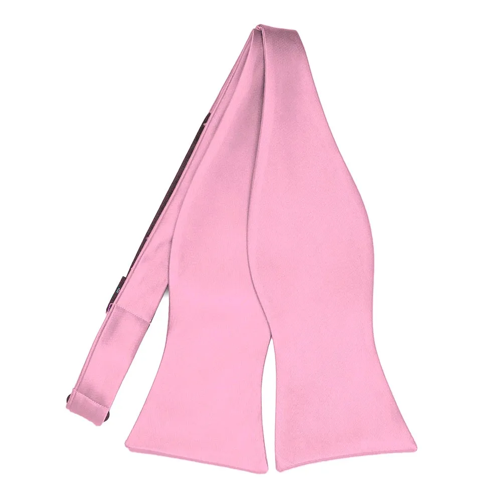 Pink Self-Tie Bow Tie sold by TieMart