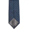 Brilliant Blue Marie Square Pattern Necktie sold by TieMart