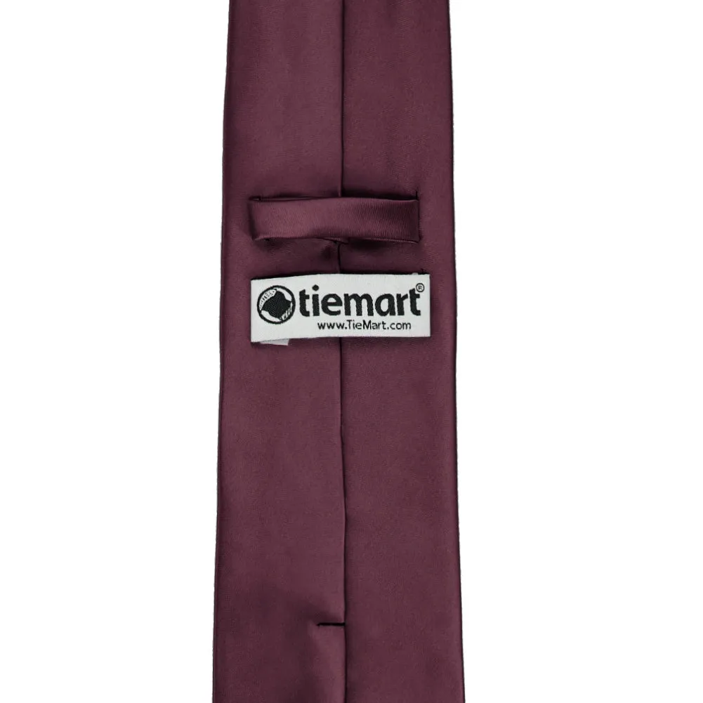 Wine Premium Clip-On Tie sold by TieMart product image thumbnail 3