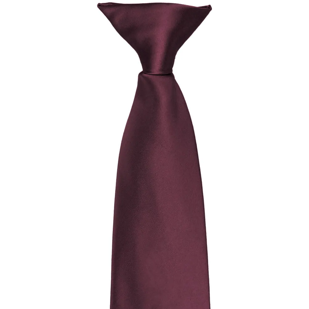 Wine Premium Clip-On Tie sold by TieMart product image thumbnail 2