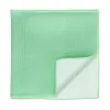 Seafoam Herringbone Silk Pocket Square sold by TieMart