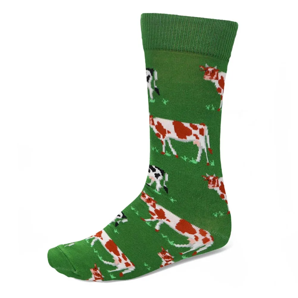 Men's Cow Socks sold by TieMart