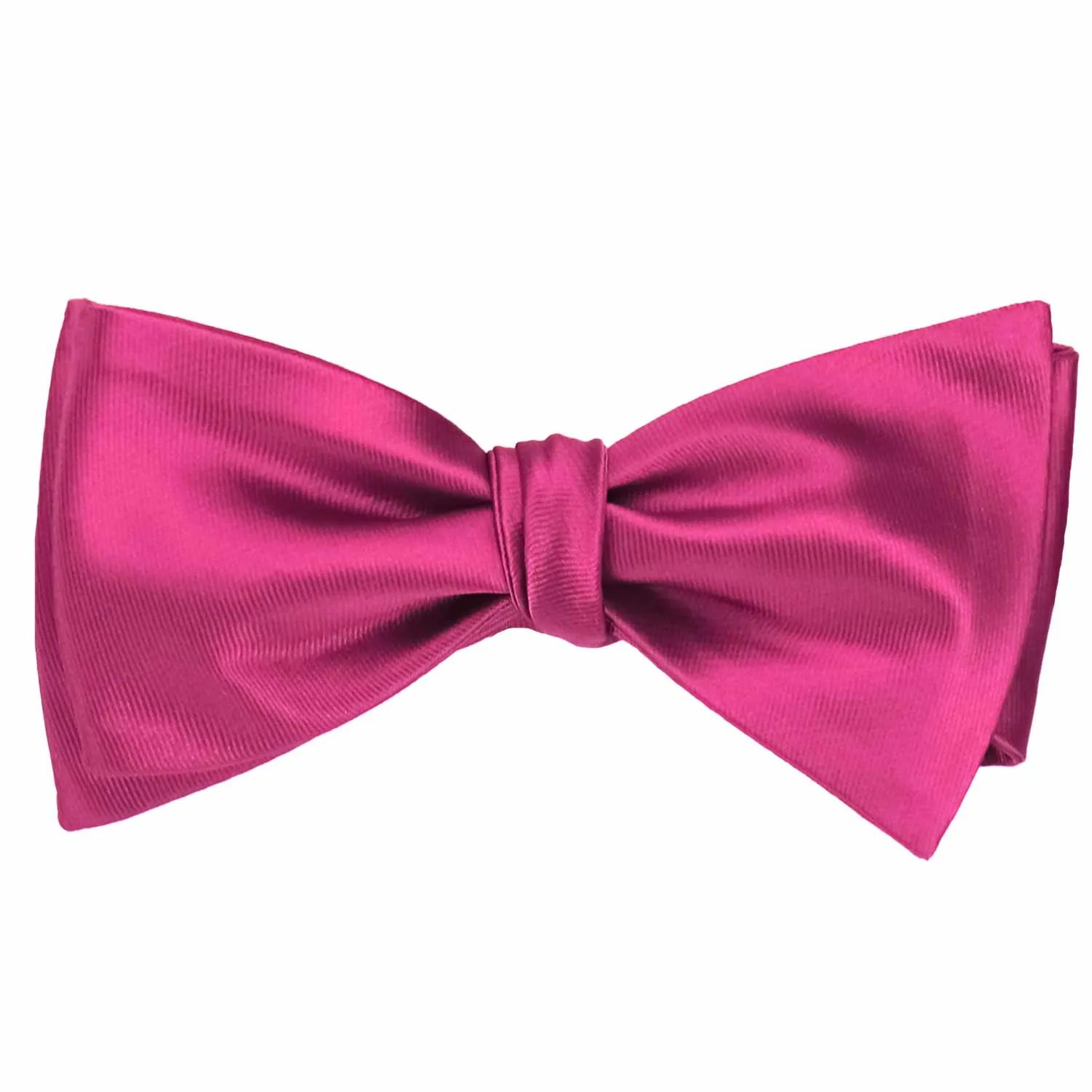 Fuchsia Self-Tie Bow Tie sold by TieMart product image thumbnail 2