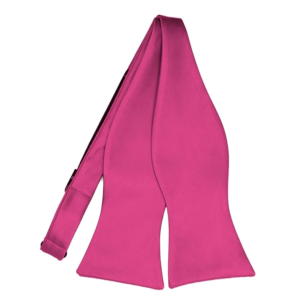 Fuchsia Self-Tie Bow Tie sold by TieMart