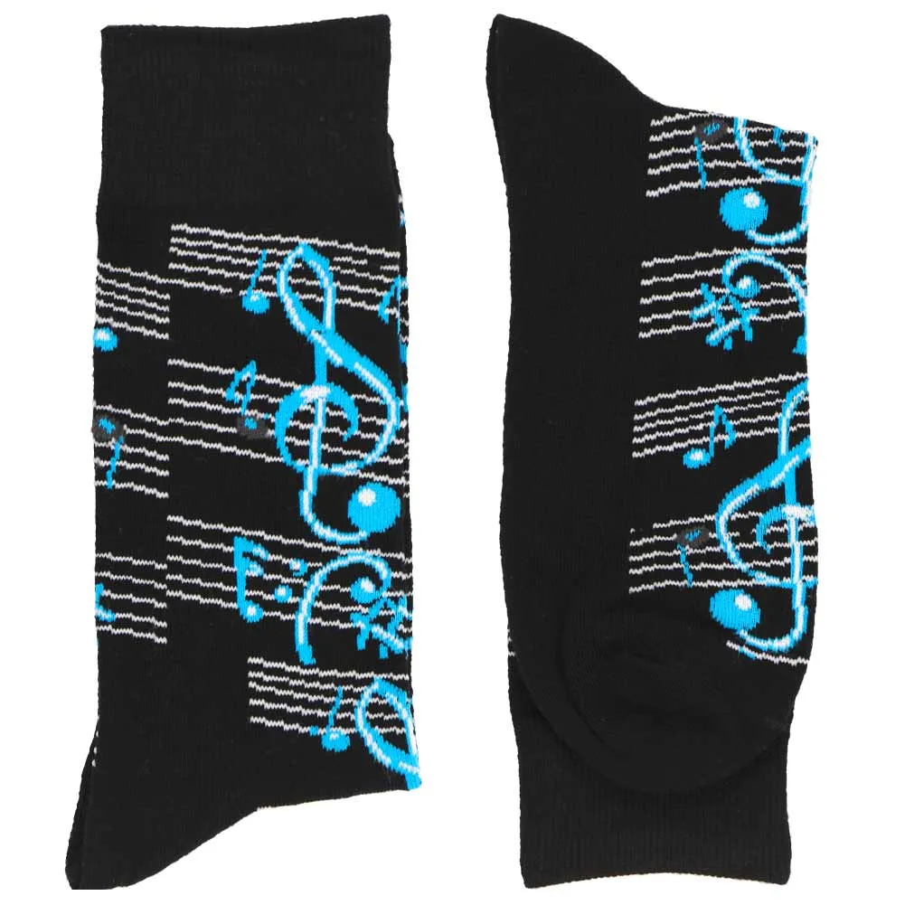 Men's Music Note Socks sold by TieMart product image thumbnail 2