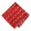 Red Fairport Paisley Pocket Square sold by TieMart