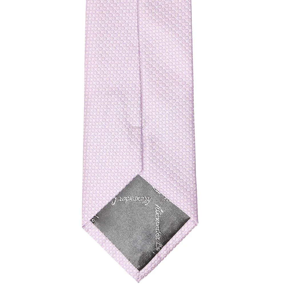 Pale Lavender Henry Grain Pattern Necktie sold by TieMart product image thumbnail 4