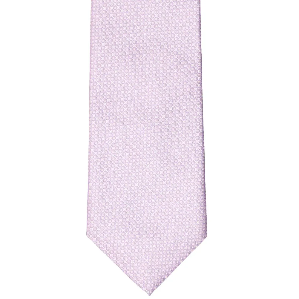 Pale Lavender Henry Grain Pattern Necktie sold by TieMart product image thumbnail 2