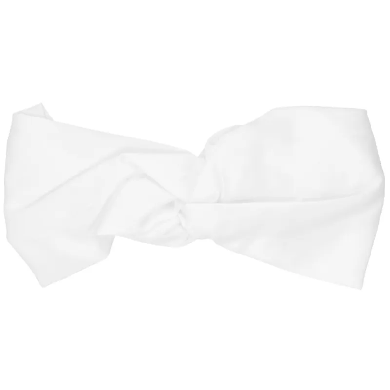 White Uniform Knot Scarf made by TieMart
