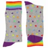 Men's Rainbow Star Socks sold by TieMart