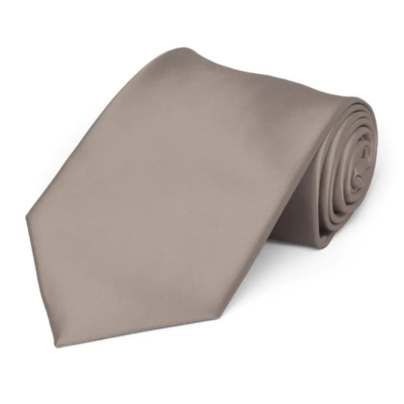 Portobello Premium Extra Long Solid Color Necktie sold by TieMart