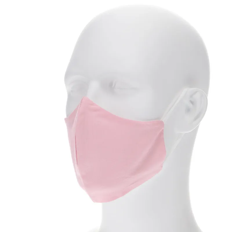 Dusty Pink Face Mask With Filter Pocket sold by TieMart