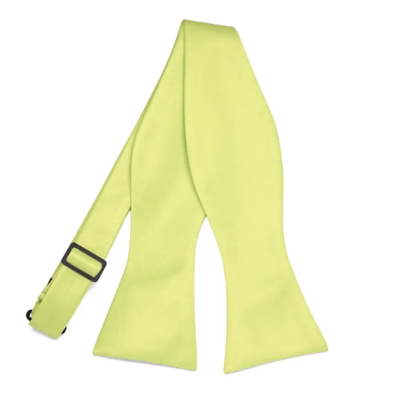 Lemon Lime Self-Tie Bow Tie sold by TieMart