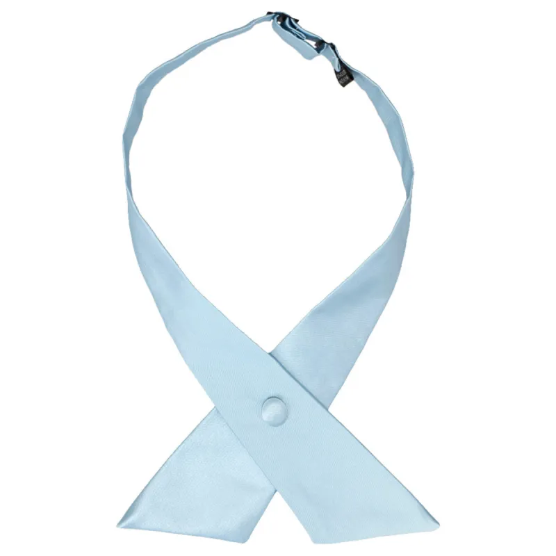 Powder Blue Crossover Tie sold by TieMart