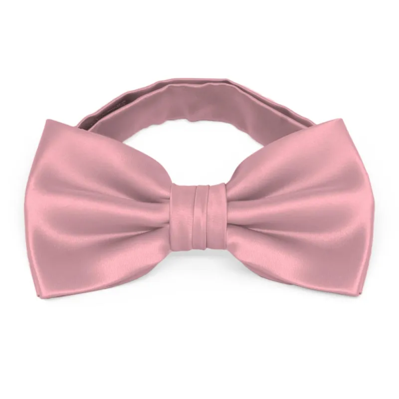 Pink Champagne Premium Bow Tie sold by TieMart