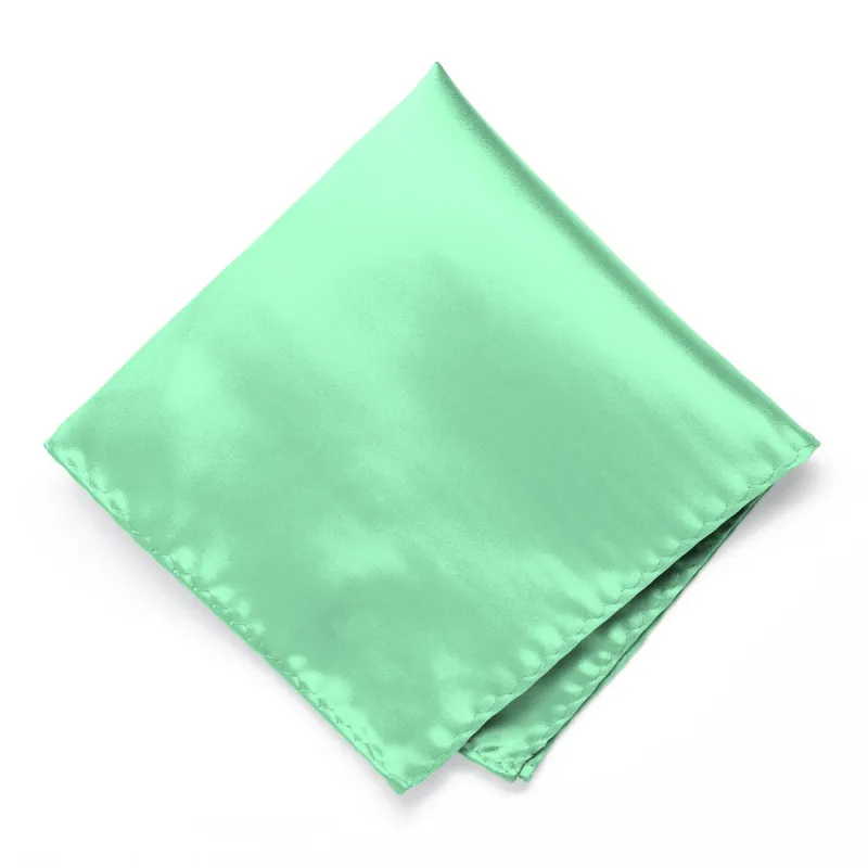 Bright Mint Premium Pocket Square sold by TieMart