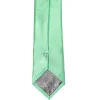 Seafoam Slim Solid Color Necktie, 2.5" Width sold by TieMart