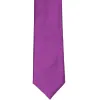 Dark Orchid Slim Solid Color Necktie, 2.5" Width sold by TieMart
