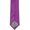 Dark Orchid Slim Solid Color Necktie, 2.5" Width sold by TieMart