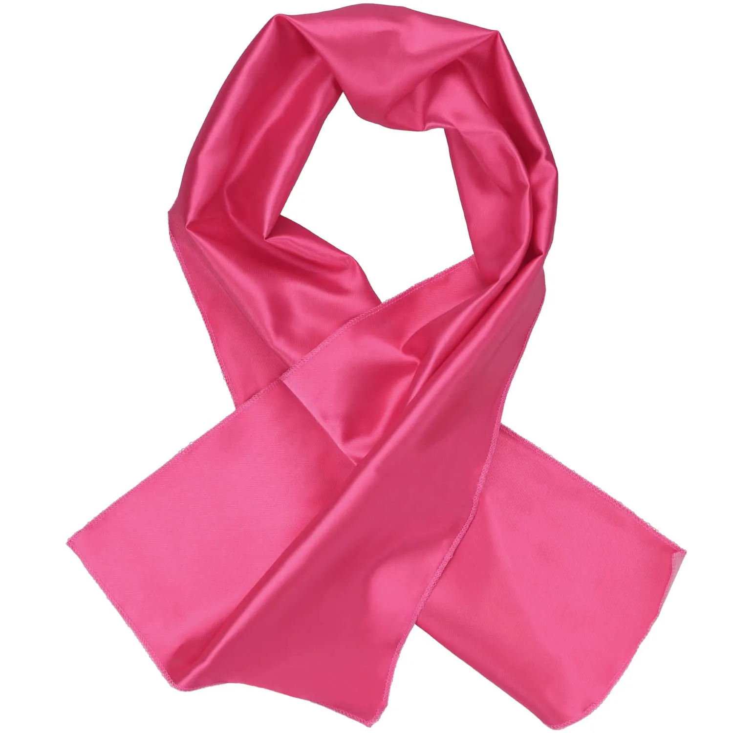 Hot Pink Solid Color Scarf sold by TieMart