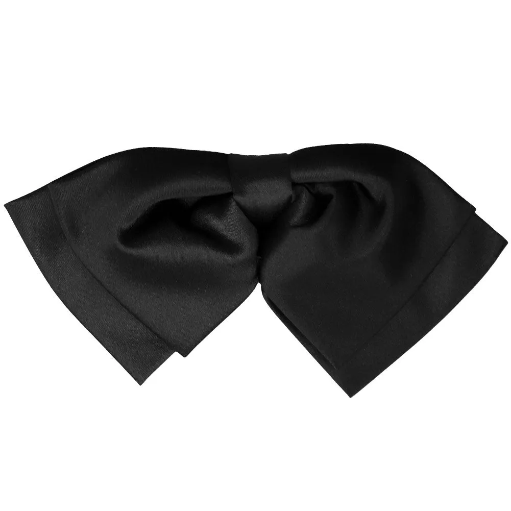 Black Floppy Bow Tie sold by TieMart product image thumbnail 2