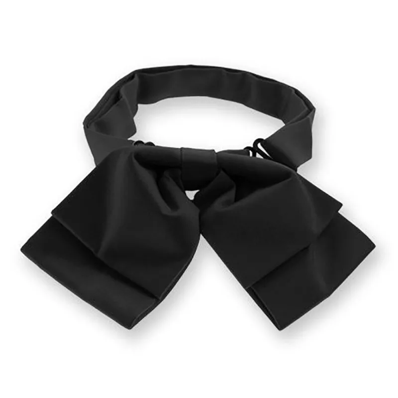 Black Floppy Bow Tie sold by TieMart