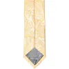 Soft Yellow Clara Paisley Slim Necktie, 2.5" Width sold by TieMart