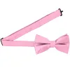 Pink Band Collar Bow Tie sold by TieMart