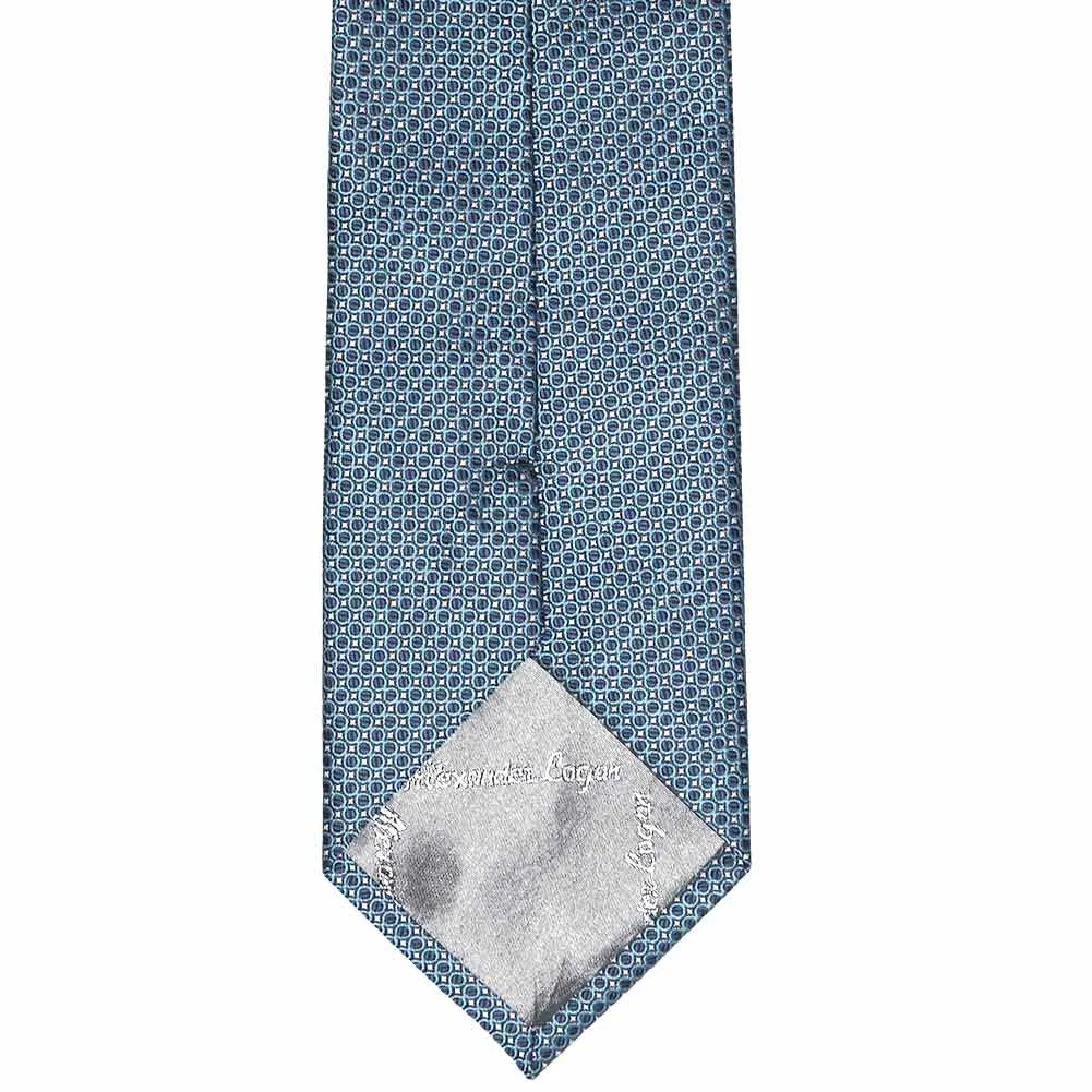 Dark Blue Henry Grain Pattern Necktie sold by TieMart product image thumbnail 4