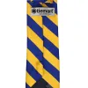 Royal Blue and Golden Yellow Striped Tie sold by TieMart