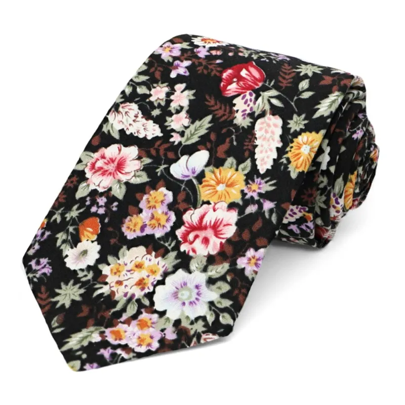 Dorris Wildflower Floral Tie sold by TieMart