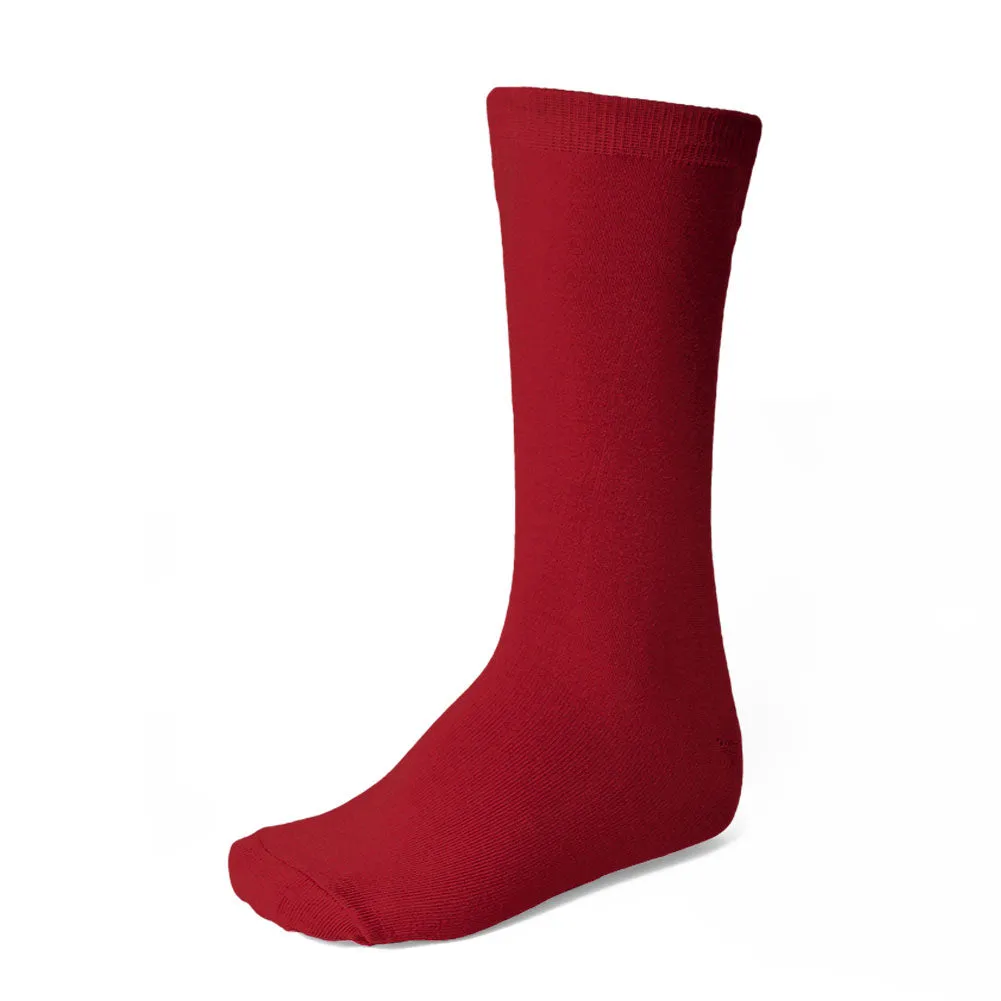 Women's Red Crew Socks, 3-Pack sold by TieMart product image thumbnail 2