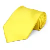 Yellow Premium Solid Color Necktie sold by TieMart