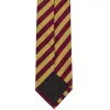 Maroon and Gold Formal Striped Tie sold by TieMart