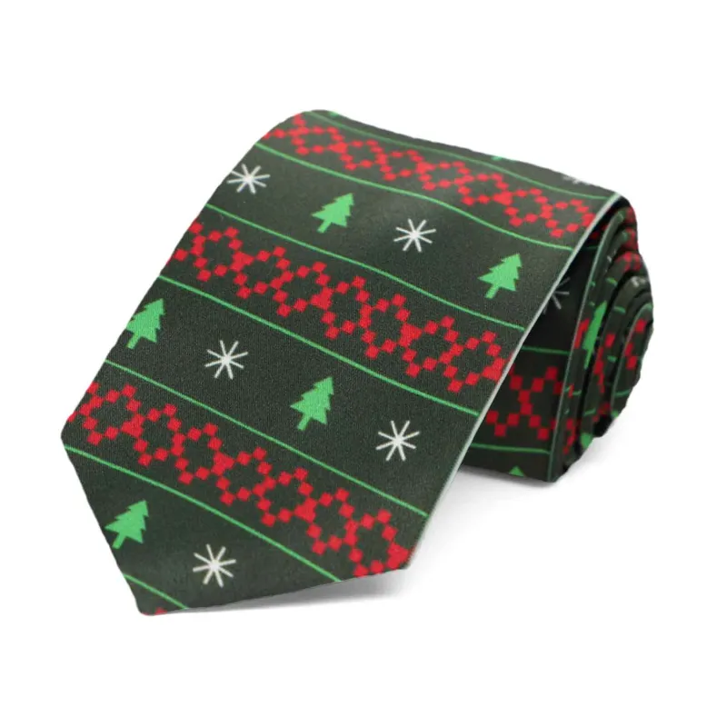 Boys' Christmas Sweater Necktie sold by TieMart