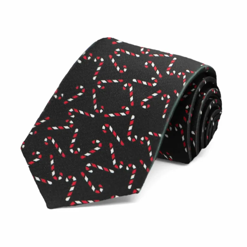 Boys' Candy Cane Necktie sold by TieMart
