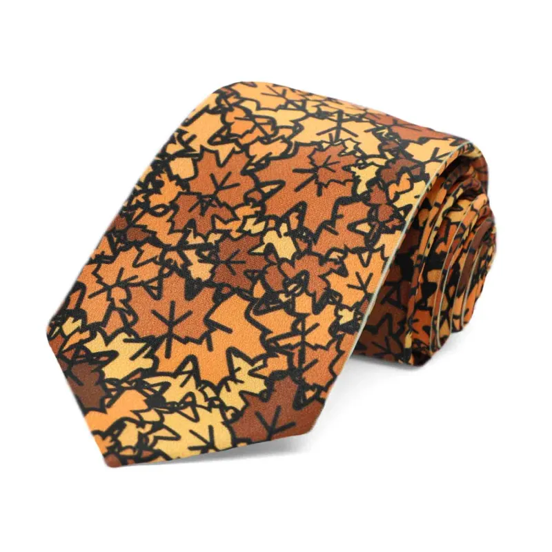 Boys' Fall Leaves Necktie sold by TieMart