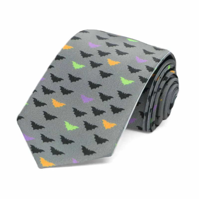 Boys' Halloween Bat Necktie sold by TieMart
