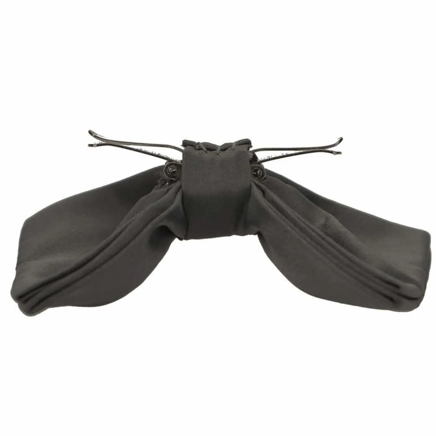 Dusk Gray Clip-On Bow Tie sold by TieMart product image thumbnail 3