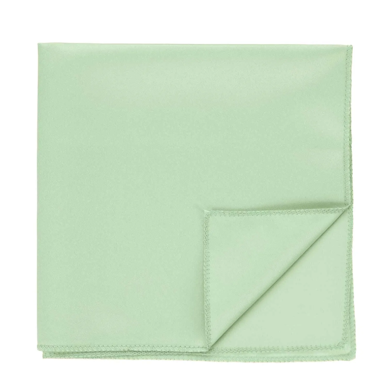 Tea Green Pocket Square sold by TieMart product image thumbnail 2