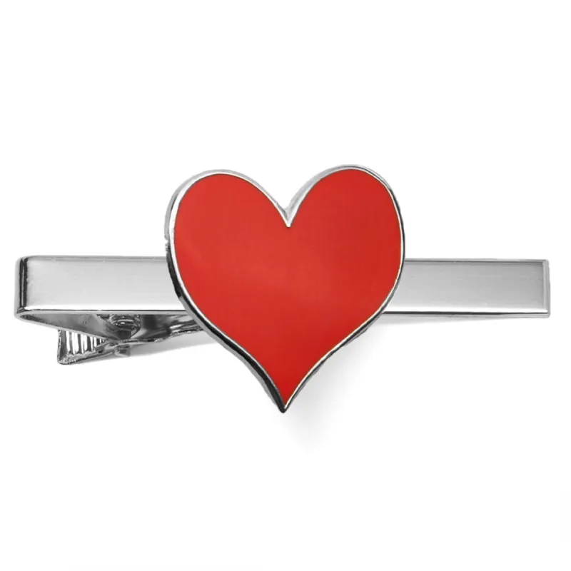 Heart Tie Bar sold by TieMart