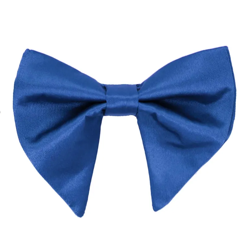 Cobalt Blue Oversized Teardrop Bow Tie sold by TieMart
