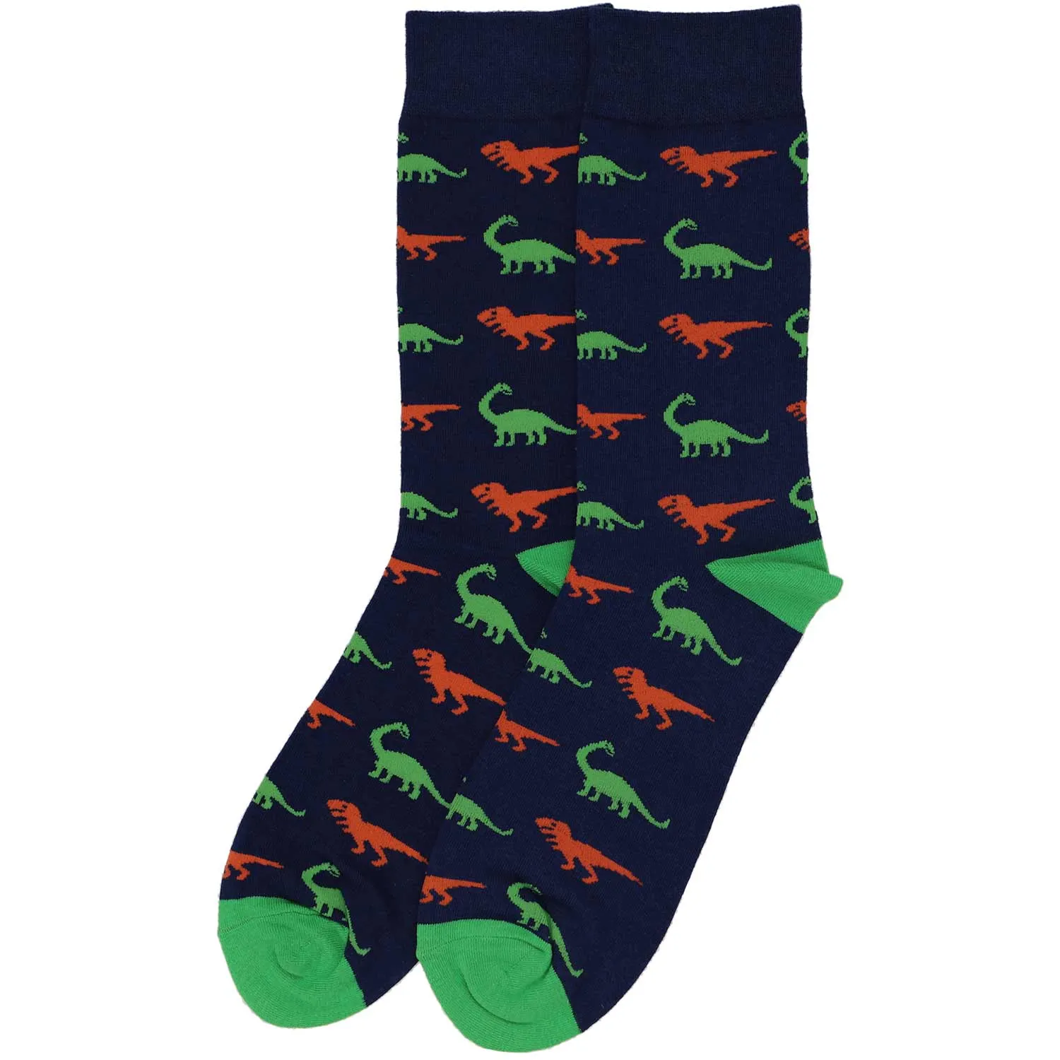Men's Colorful Dinosaur Socks sold by TieMart product image thumbnail 3